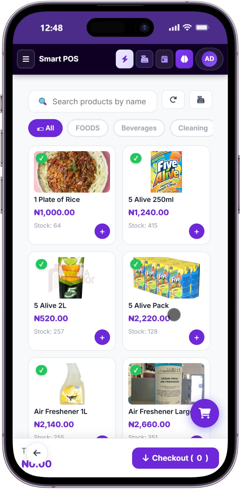 SwiftPOS Mobile Barcode Scanning on iPhone 14 Pro